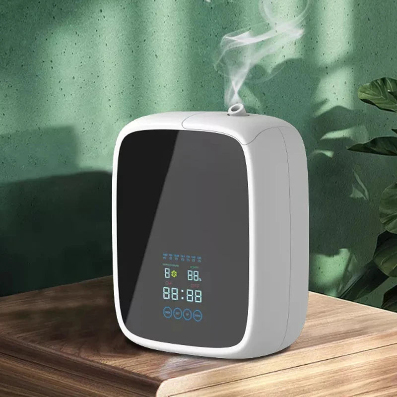 600m³ Professional Aroma Diffuser 500ml Hotel Air Freshener Wll-mounted Commercial Essential Oil Diffuser Fragrance Scent Machin