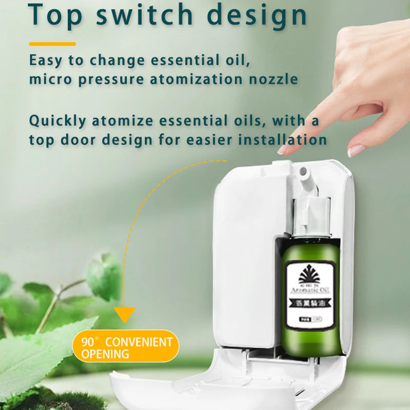 Hotel Fragrance Diffuser 140ML Wall Mounted Essential Oil Diffuser Scent Machine Bluetooth APP Control Home Air Freshener Device