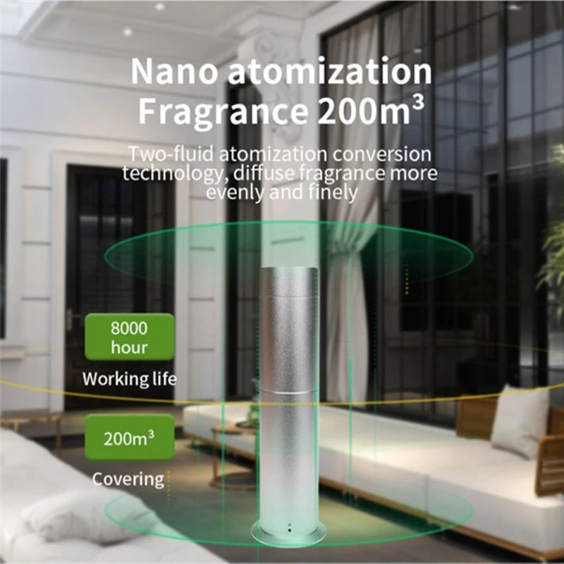 Essential Oil Diffuser Aromatherapy Oils Nebulizing Fragrance Diffuser Air Freshener For Hotel Home EU Plug